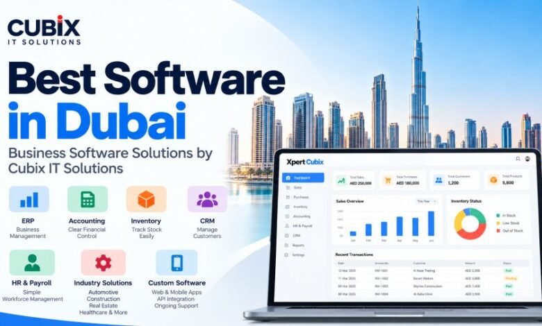 best software in Dubai Cubix IT Solutions